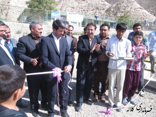 افتتاح پروژه های عمرانی در سطح روستاهای شهرستان کلاله