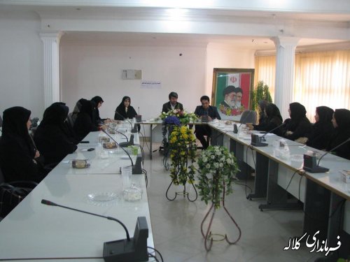 جلسه کمیته برنامه ریزی امور بانوان دهه فجر انقلاب اسلامی کلاله تشکیل شد