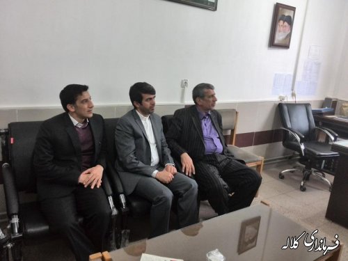 دیدار فرماندار کلاله با مدیرکل آموزش و پرورش استان