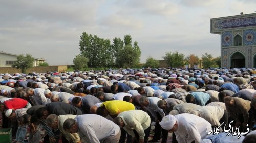 نماز عید فطر به امامت حجت الاسلام کشیری در کلاله برگزار شد