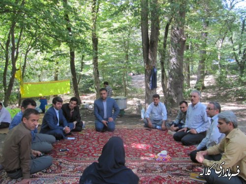 حضور فرماندار و مسئولین در جمع مددجویان کمیته امداد امام خمینی (ره)