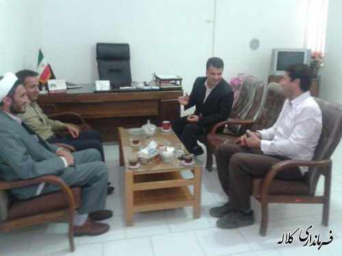 نشست بخشدار مرکزی با مسئولین کمیته امداد امام (ره) شهرستان کلاله