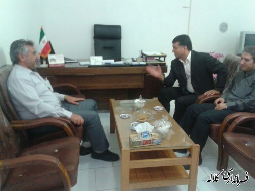 نشست بخشدارمرکزی با رئیس اداره راه وشهرسازی