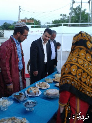برپایی نمایشگاه صنایع دستی ومسابقه آشپزی در روستای باینال