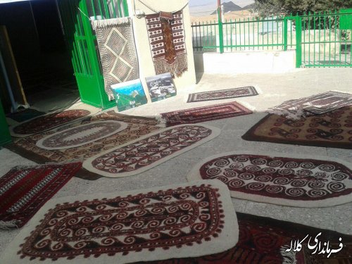 نمایشگاه آثار صنایع دستی و میراث فرهنگی در بقعه متبرکه حضرت خالد نبی برپا شد .