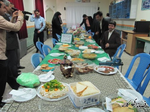 جشنواره غذای سالم در مدارس شهرستان کلاله برگزار شد
