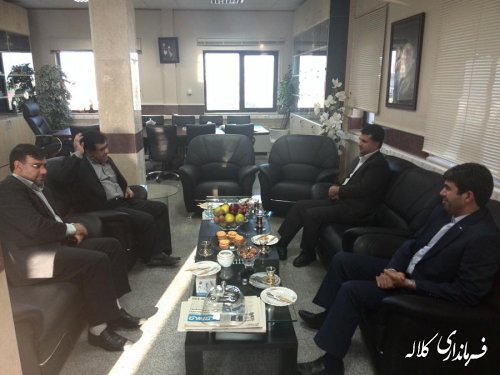 دیدار فرماندار کلاله با مدیرکل فرودگاه های استان