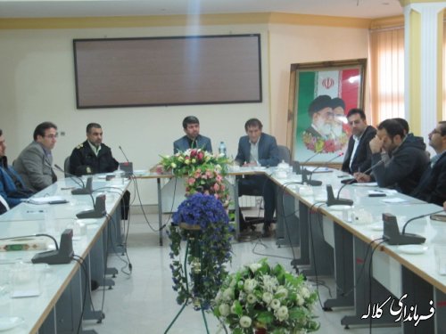 جلسه شورای هماهنگی مدیریت بحران شهرستان کلاله تشکیل شد