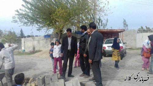 بخشدار مرکزی  روزجاری ازپروژه تعریض پلهای عبوری روستای 17شهریور دهستان کنگور بازدید کرد
