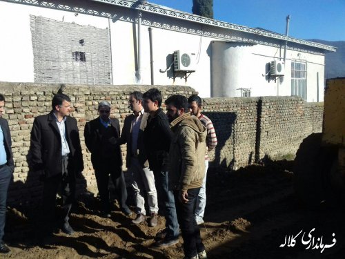 شروع پروژه شن ریزی ومرمت معابر روستای اجن سنگرلی دهستان آقسو
