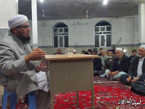 جلسه ای با محوریت آسیب شناسی اجتماعی در مسجد روستای کسر پیشکمر برگزار شد