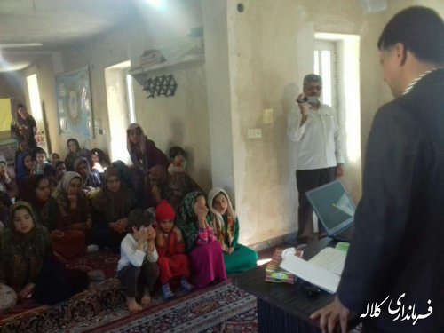 کلاس آموزشی مسائل اجتماعی خانوار در روستای مالای شخ غراوی بخش مرکزی برگزارشد