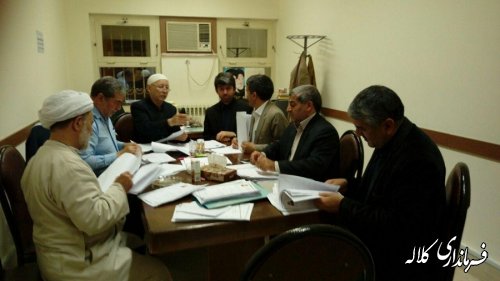 حضور فرماندار شهرستان کلاله در محل استقرار هیئت اجرایی انتخابات