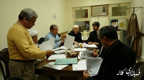 حضور فرماندار شهرستان کلاله در محل استقرار هیئت اجرایی انتخابات