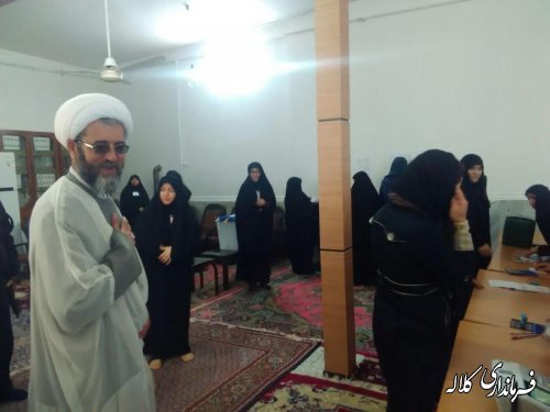 بازدید سرزده امام جمعه و فرماندار کلاله از ستاد انتخابات و شعب اخذ رای