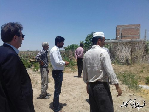 بازدید بخشدارمرکزی ومسئولین ادارات شهرستان از روستاهای دهستان کنگور