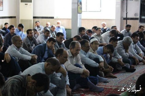 سالگرد شهدای 7 تیر و شهید بهشتی در مسجد جامع کلاله برگزار شد