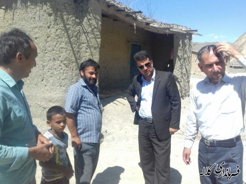 بازدید بخشدار مرکزی از روستای چالجه وقویجق دهستان تمران