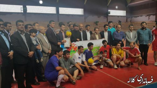 مسابقات فوتسال کارکنان ادارات کلاله با تعیین تیم قهرمان به پایان رسید