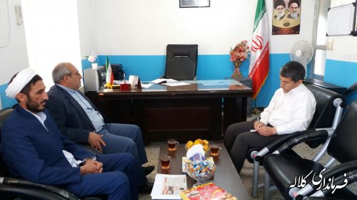 نشست بخشدار پیشکمر با رئیس کمیته امداد امام خمینی (ره) شهرستان کلاله