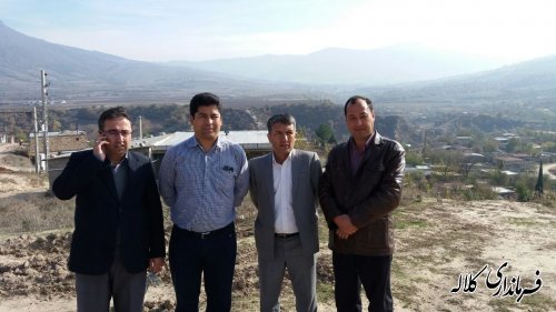 بازدید بخشدار پیشکمر از اجرای پروژه های طرح های هادی چندین روستای بخش