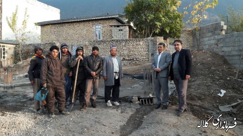 بازدید بخشدار پیشکمر از اجرای پروژه های طرح های هادی چندین روستای بخش