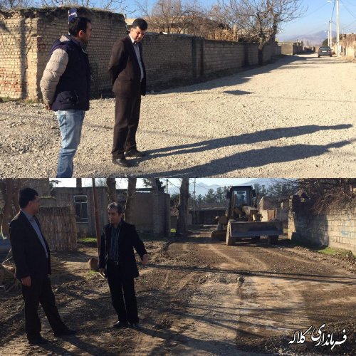 معابر روستای ابوذر دهستان کنگور بخش مرکزی شن ریزی  وبهسازی شد