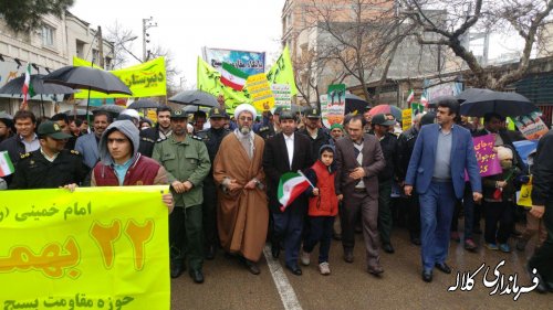گزارش تصویری راهپیمایی 22 بهمن شهرستان کلاله