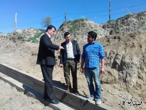 آغاز پروژه احداث کانال هدایت آبهای سطحی روستای مالای شیخ غراوی دهستان تمران