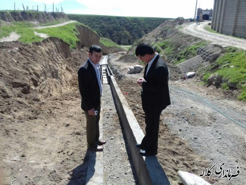 آغاز پروژه احداث کانال هدایت آبهای سطحی روستای مالای شیخ غراوی دهستان تمران