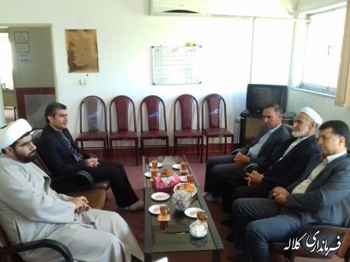 دیدار بخشدار مرکزی با رئیس سازمان تبلیغات اسلامی شهرستان کلاله