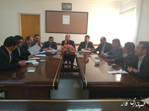 نوزدهمین جلسه ستاد انتخابات شهرستان کلاله تشکیل شد