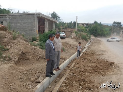 اجرای پروژه هدایت آبهای سطحی روستای خوجه یاپاقی دهستان عرب داغ بخش پیشکمر