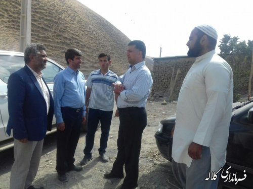 باحضور فرماندار ومدیرکل عشایری استان گلستان مسیر راه روستای قره ترناو بهسازی ومرمت خواهد شد