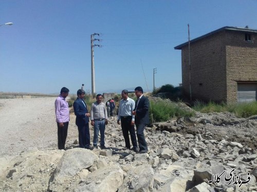 شروع پروژه احداث کانال هدایت آب سطحی روستا ی زابلی محله بخش مرکزی با حضور فرماندار