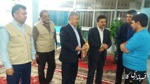 بازدید حمیدی فرماندار از ستاد اسکان فرهنگیان