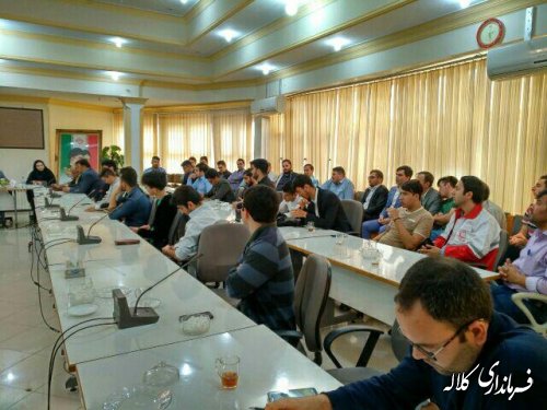اولین جلسه شورای مشورتی جوانان شهرستان کلاله برگزار شد.
