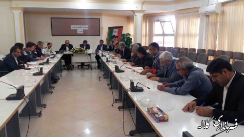 جلسه شورای کشاورزی شهرستان کلاله برگزار شد