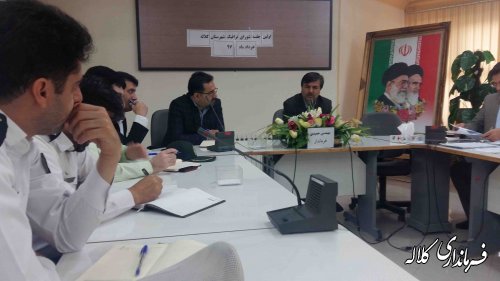 جلسه شورای ترافیک شهرستان کلاله برگزار شد.