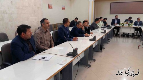 جلسه شورای هماهنگی مبارزه با مواد مخدر شهرستان کلاله برگزار گردید.