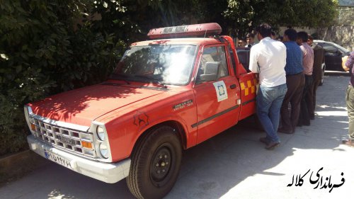 تحویل یک دستگاه خودرو آتش نشانی به دهیاری اجن سنگرلی
