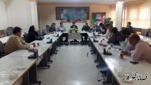 جلسه شورای آموزش و پرورش شهرستان کلاله برگزار شد