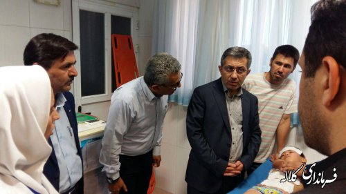 بازدید دکتر جان بابایی معاون درمان وزارت بهداشت از بیمارستان رسول اکرم (ص) کلاله