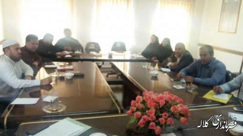 جلسه شورای آموزش و پرورش شهرستان کلاله برگزار شد.