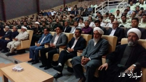 صبحگاه مشترک پرسنل نیروی انتظامی شهرستان کلاله برگزار شد 