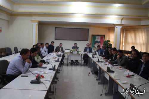جلسه تشریح طرح توسعه پایدار و منظومه های اقتصادی و اشتغال زایی روستاهای کلاله برگزار شد.