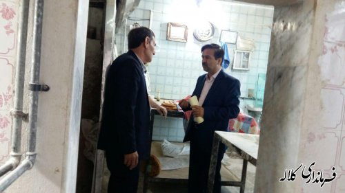 بازدید سرزده فرماندار کلاله از نانوایی های سطح شهر