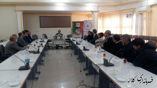 جلسه فرماندار کلاله با احزاب، فعالین و ستاد دکتر روحانی شهرستان برگزار شد