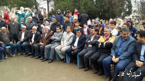 جشن انقلاب و دهه مبارک فجر در روستای گوگجه کلاله برگزار شد