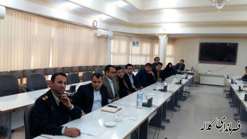 جلسه شورای هماهنگی مبارزه با مواد مخدر شهرستان کلاله برگزار شد